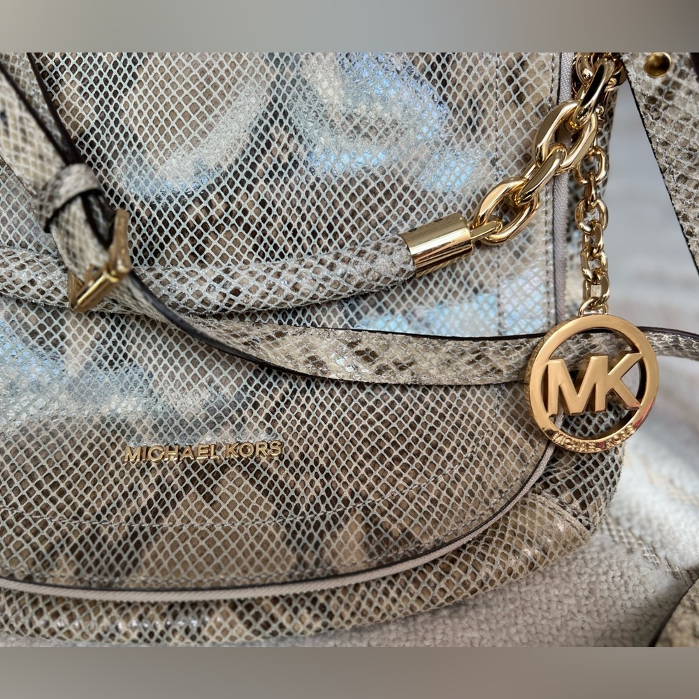 Michael Kors Python Crossbody Handbag - image 8